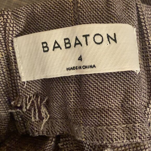 Aritzia Babaton Conan Plaid Dress Pants Trousers - Picture 6 of 9